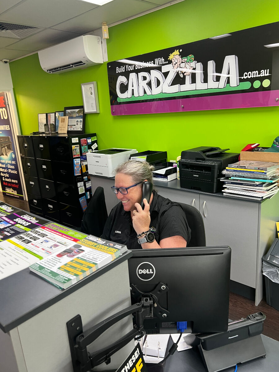 Latest News Linda answering the phone